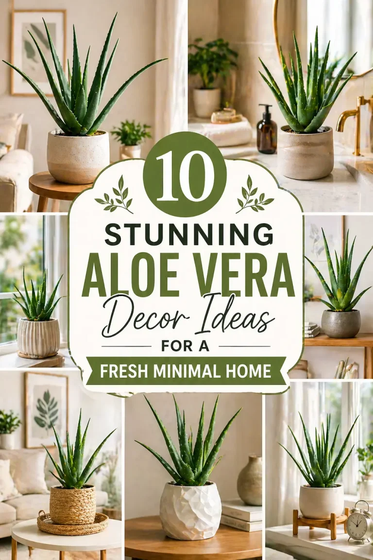 10 Stunning Aloe Vera Decor Ideas for a Fresh Minimal Home
