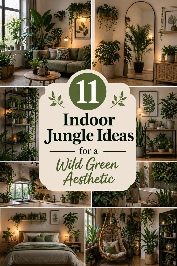 11 Indoor Jungle Ideas for a Wild Green Aesthetic