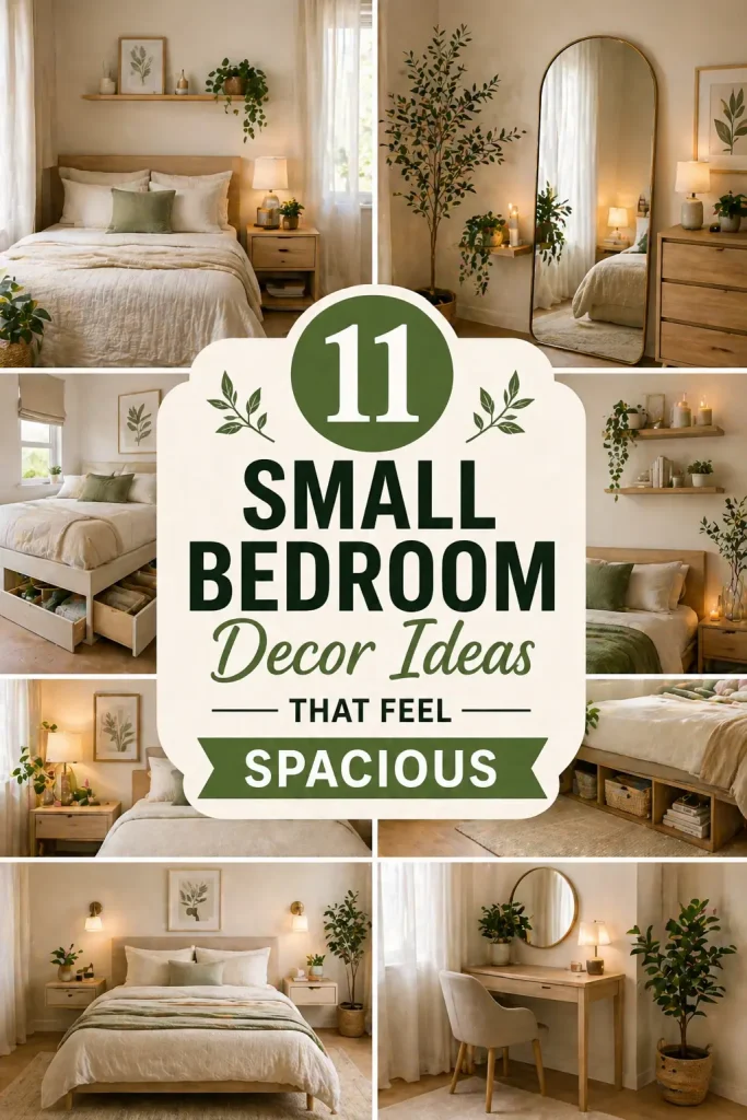11 Small Bedroom Decor Ideas That Feel Spacious