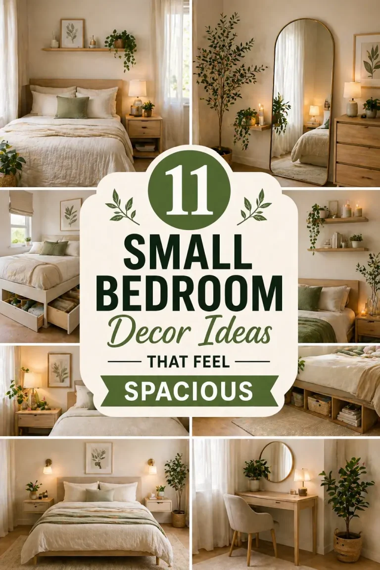 11 Small Bedroom Decor Ideas That Feel Spacious