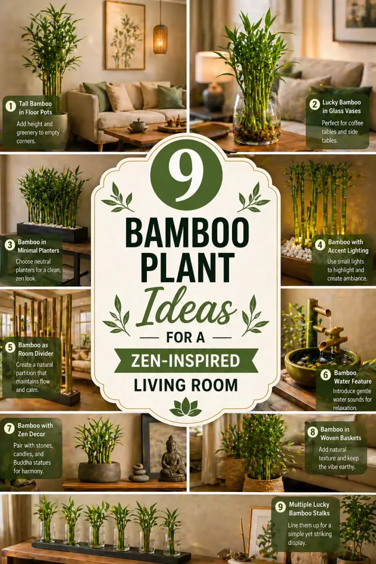 9 Bamboo Plant Ideas for a Zen-Inspired Living Room