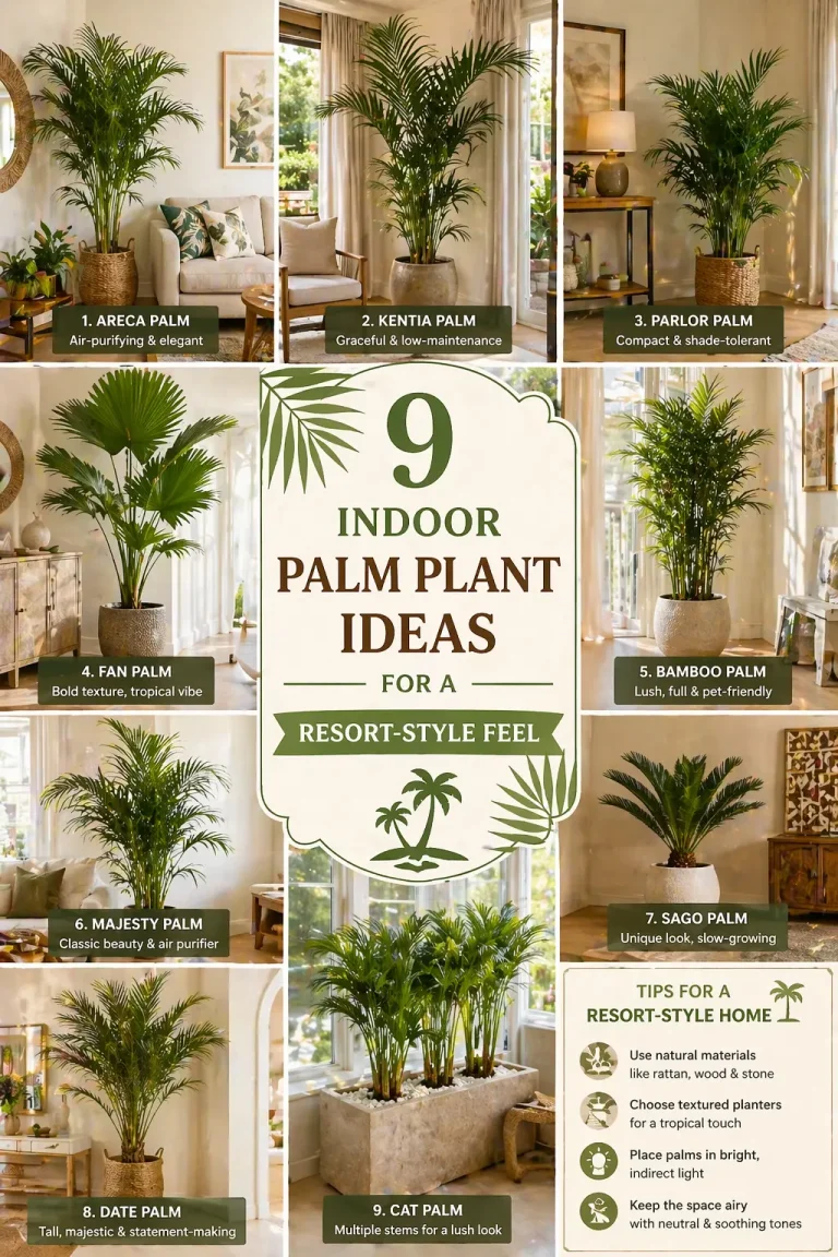 9 Indoor Palm Plant Ideas for a Resort-Style Feel