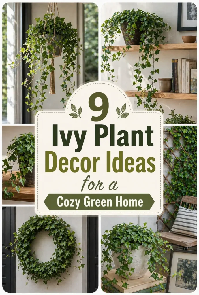 9 Ivy Plant Decor Ideas for a Cozy Green Home