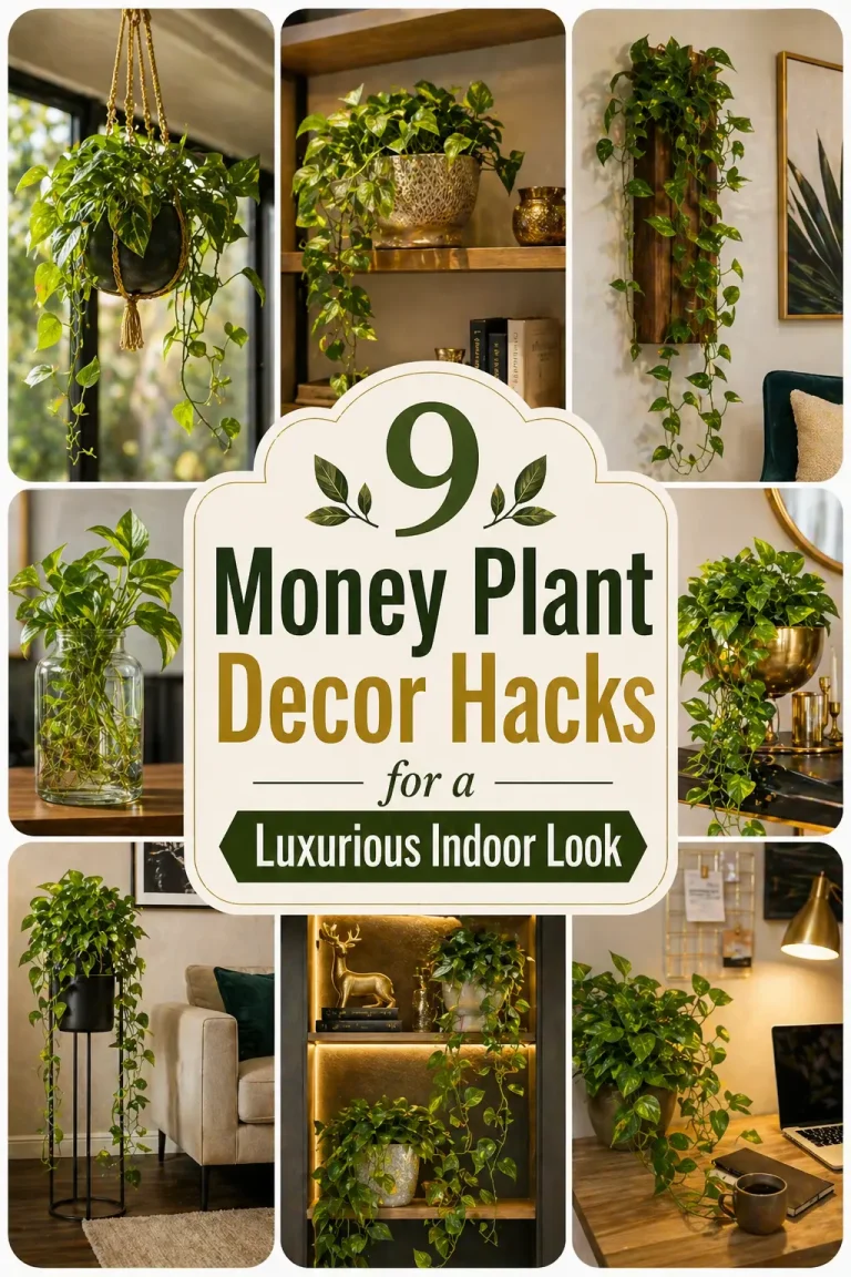 9 Money Plant Decor Hacks for a Luxurious Indoor Look