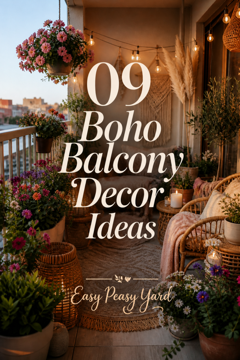 9 Boho Balcony Decor Ideas for a Chill Vibe
