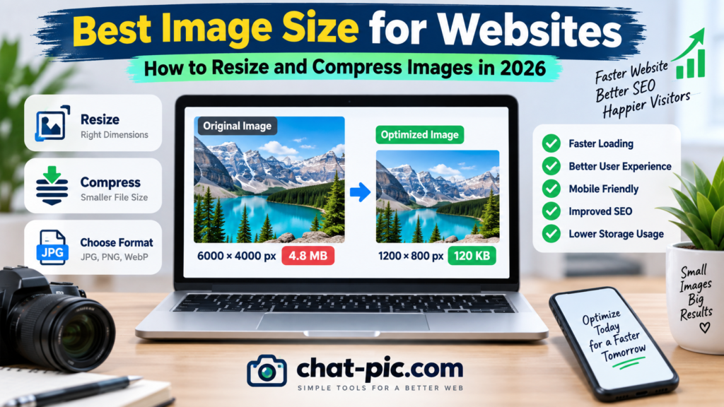 Best image size for websites
