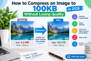 Compress image to 100KB without losing quality