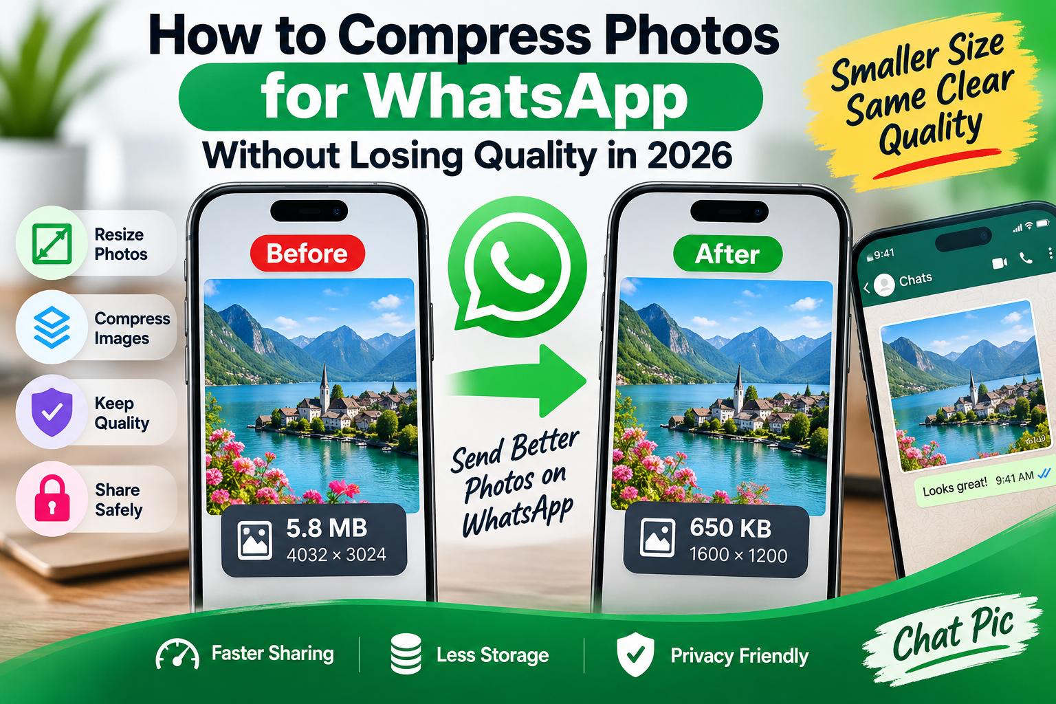 How to Compress Photos for WhatsApp Without Losing Quality in 2026