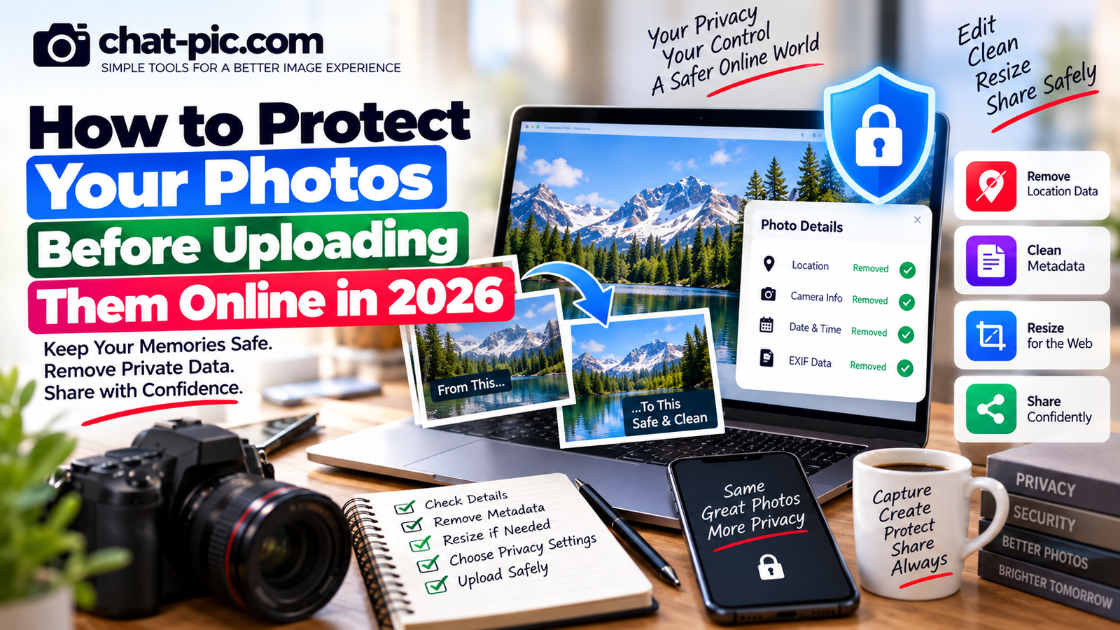 How to Protect Your Photos Before Uploading Them Online in 2026
